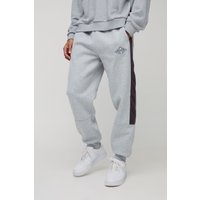 Man Colorblock Jogginghose - Grau - XS, Grau Man Colorblock Jogginghose - Grau - XS, Grau von boohooman
