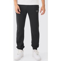 Mens Man Dash Regular Jogger - Schwarz - L, Schwarz von boohooman