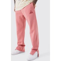 Mens Man Jogginghose mit geteiltem Saum - cedar - XL, cedar von boohooman