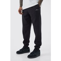 Mens Man Signature Jogginghose - Schwarz - XS, Schwarz von boohooman