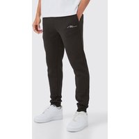 Man Signature Jogginghose - Schwarz - XS, Schwarz von boohooman