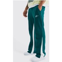 Mens Man Jogginghose mit Kontrast-Detail - Grün - XL, Grün von boohooman