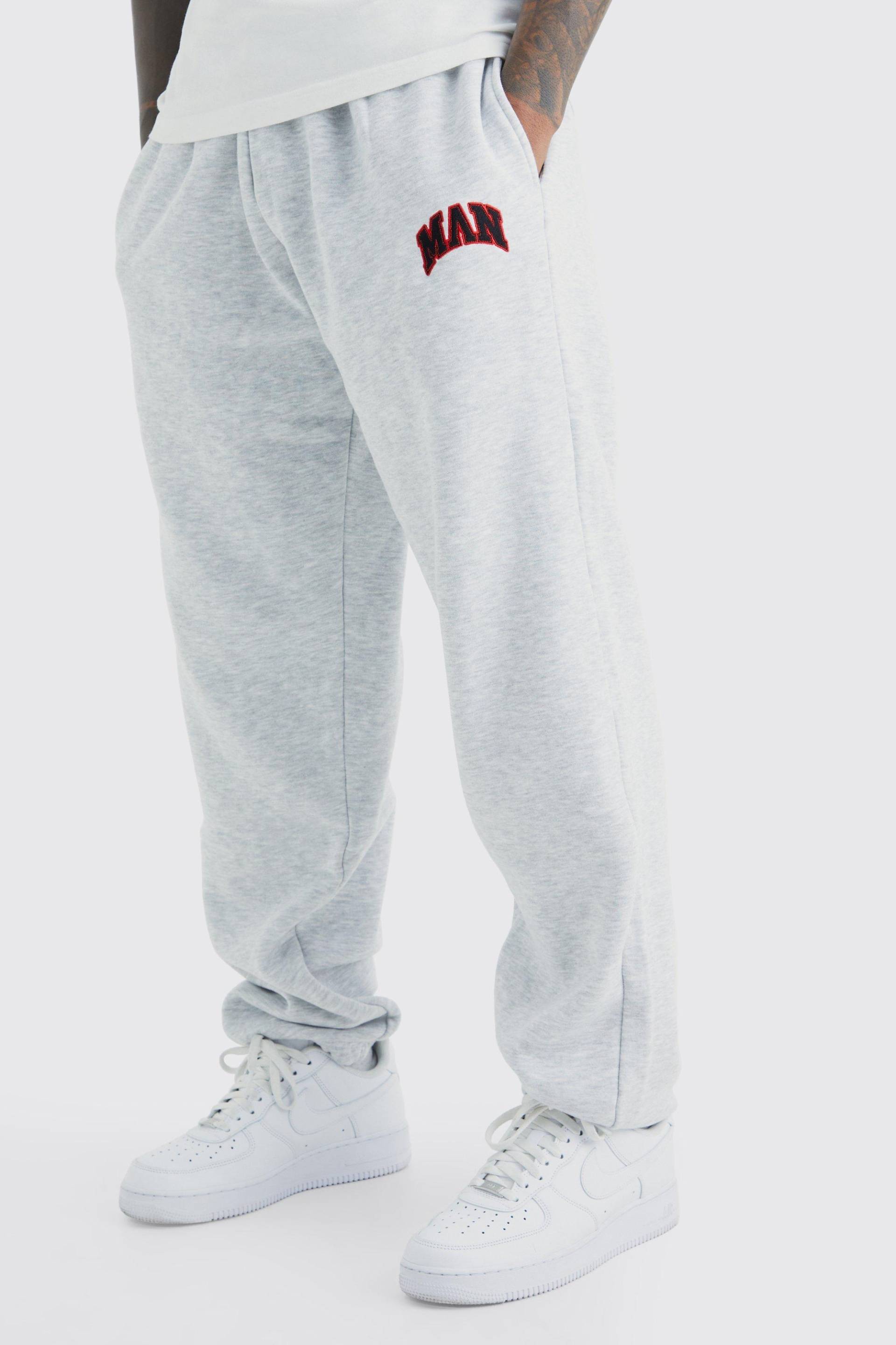 Mens Oversize Man Jogginghose - Grau - S, Grau von boohooman