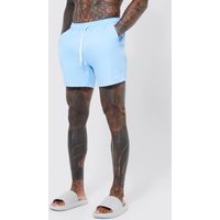 Mens Mittellange Original Man Badehose - Blau - XL, Blau von boohooman