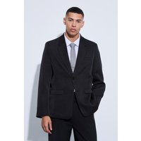 Mens Mix & Match Blazer - Schwarz - 38, Schwarz von boohooman