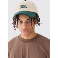 Mens Ofcl Cord Cap - Grün - ONE SIZE, Grün von boohooman