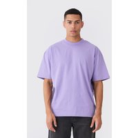 Mens Oversize T-Shirt - Lila - M, Lila von boohooman