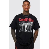 Oversize T-Shirt mit Goodfellas-Print - Schwarz - XS, Schwarz von boohooman