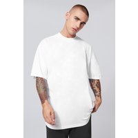 Mens Oversize T-Shirt - Weiß - L, Weiß von boohooman