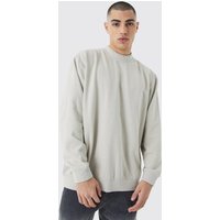 Mens Oversize Sweatshirt - Grau - L, Grau von boohooman