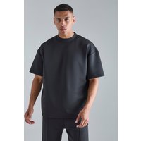 Oversize Scuba T-Shirt - Schwarz - XS, Schwarz Oversize Scuba T-Shirt - Schwarz - XS, Schwarz von boohooman
