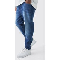 Plus Skinny Stretch Jeans - Blau - 42, Blau Plus Skinny Stretch Jeans - Blau - 42, Blau von boohooman
