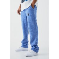 Mens Recycelte Jogginghose mit geteiltem Saum - Grau - M, Grau von boohooman