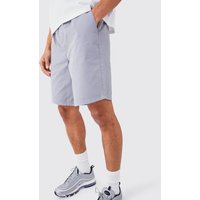 Mens Relaxed Fit Shorts - Grau - XS, Grau von boohooman