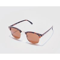 Mens Retro Torte Sunglasses - Braun - ONE SIZE, Braun von boohooman