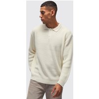 Rugby-Poloshirt - Ecru - L, Ecru Rugby-Poloshirt - Ecru - L, Ecru von boohooman