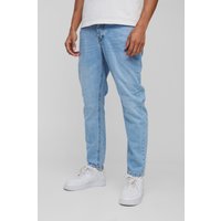 Schmale Jeans in Hellblau - 28R, Blau von boohooman