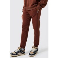 Mens Schmale Jogginghose - Braun - M, Braun von boohooman