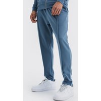 Mens Schmale Slim-Fit Jogginghose mit elastischem Bund - Blau - M, Blau von boohooman