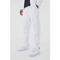 Mens Schmale Slim-Fit Jogginghose mit elastischem Bund - Weiß - M, Weiß von boohooman