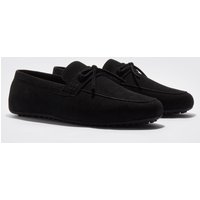 Mens Schuhe aus Wildlederimitat - Schwarz - 42, Schwarz von boohooman