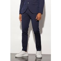 Mens Skinny Anzughose - Blau - 28, Blau von boohooman