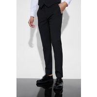 Mens Skinny Anzughose - Schwarz - 28, Schwarz von boohooman