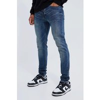 Mens Skinny Jeans - Blau - 38, Blau von boohooman