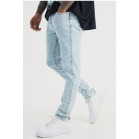 Mens Skinny Stretch Jeans - Blau - 32R, Blau von boohooman