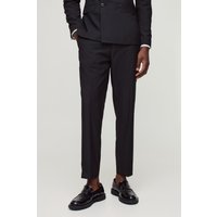 Slim-Fit Anzughose - Schwarz - 32, Schwarz von boohooman