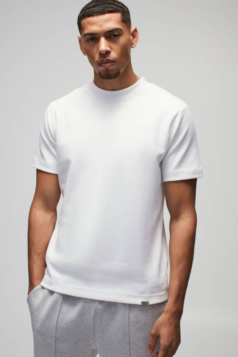 Slim-Fit Man T-Shirt - Weiß - XS, Weiß von boohooman