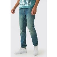 Slim-Fit Jeans - Blau - 30R, Blau von boohooman