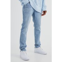 Mens Slim Jeans - Blau - 30R, Blau von boohooman