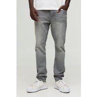 Slim Jeans - Grau - 30R, Grau von boohooman