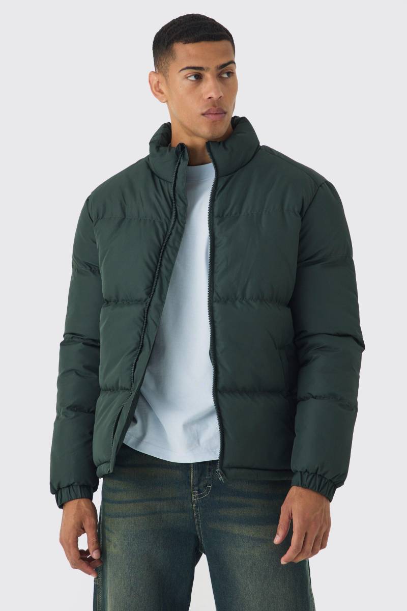 Steppjacke mit Trichterkragen - Khaki - XS, Khaki Steppjacke mit Trichterkragen - Khaki - XS, Khaki von boohooman