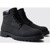 Mens Stiefel - Schwarz - 42, Schwarz von boohooman