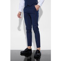 Mens Super Skinny Anzughose - Blau - 28, Blau von boohooman