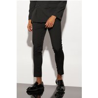 Mens Super Skinny Anzughose - Schwarz - 36L, Schwarz von boohooman