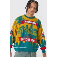 Sweatshirt mit Moto-Print - Schwarz - M, Schwarz Sweatshirt mit Moto-Print - Schwarz - M, Schwarz von boohooman