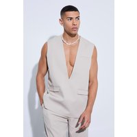 Pull Over Weste - bone - 38, bone von boohooman