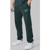 Mens Tall Active Training Dept Slim-Fit Jogginghose - Grün - M, Grün von boohooman