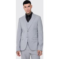 Tall graue Essential Slim-Fit Anzugjacke - 42, Grau Tall graue Essential Slim-Fit Anzugjacke - 42, Grau von boohooman