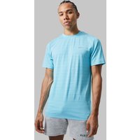 Mens Tall Man Active Lightweight Performance T-Shirt - Blau - L, Blau von boohooman