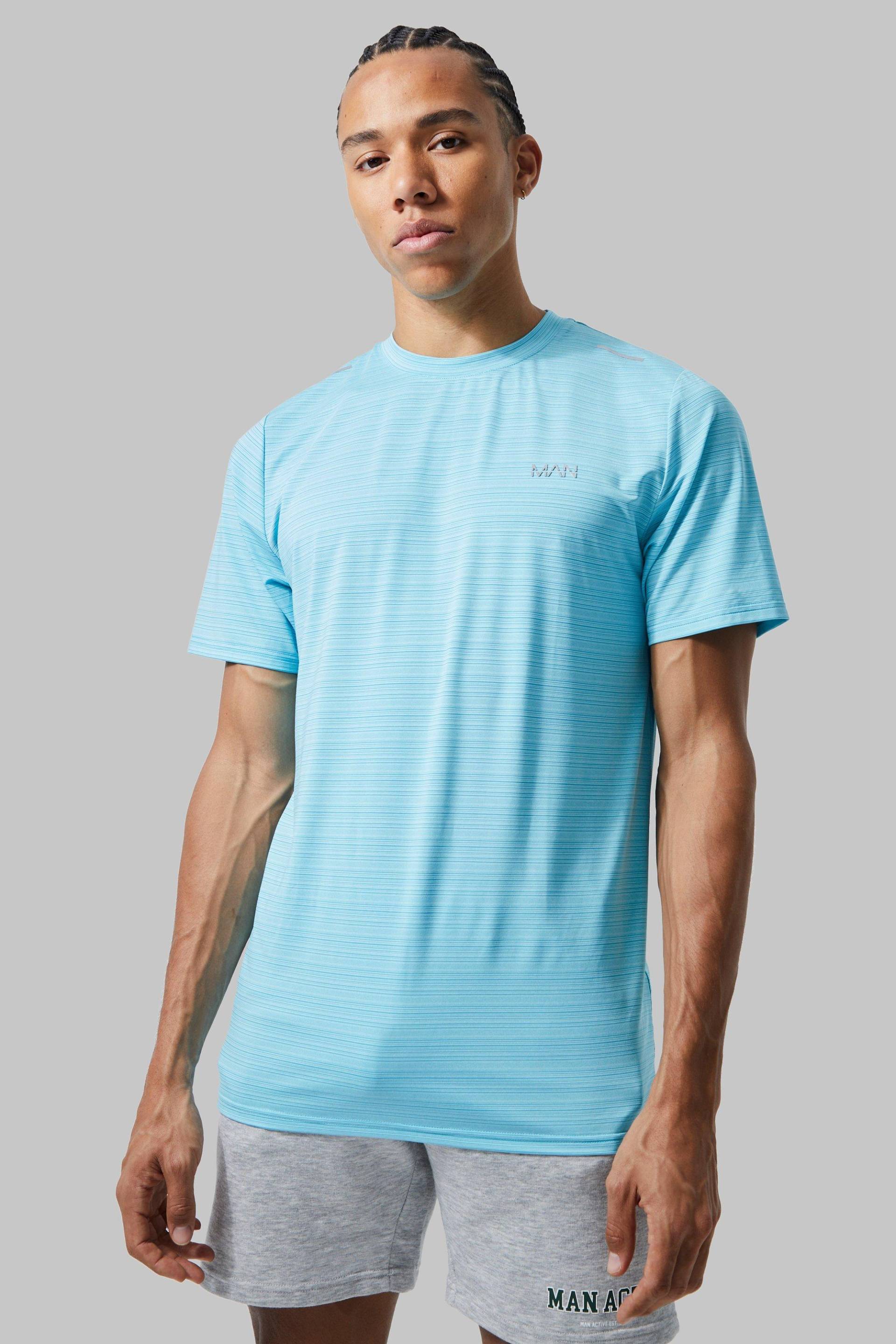 Mens Tall Man Active Lightweight Performance T-Shirt - Blau - XL, Blau von boohooman