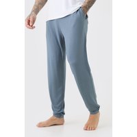 Mens Tall Premium Modal Mix Relaxed Fit Lounge Bottoms - Blau - S, Blau von boohooman