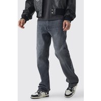 Tall lockere Jeans - Grau - 40, Grau von boohooman