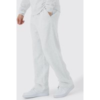 Mens Tall Jogginghose mit geradem Bein - Grau - S, Grau von boohooman