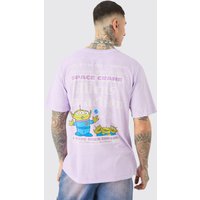 Mens Tall Toy Story T-shirt In Lilac - XXL, Lila von boohooman