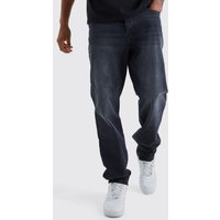 Mens Tall lockere Jeans - Schwarz - 32, Schwarz von boohooman