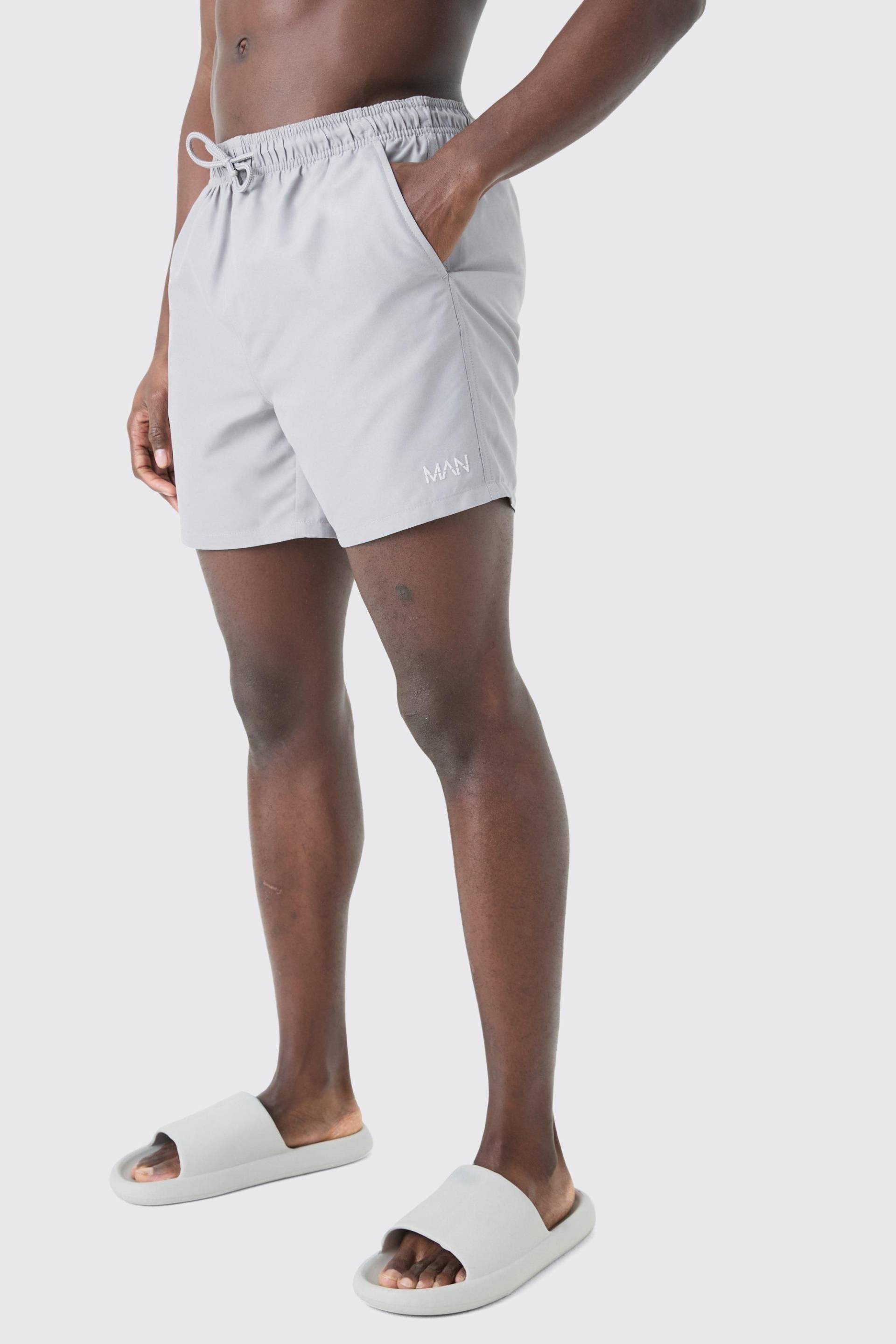 Mittellange Original Man Badehose von boohooman